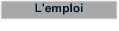L'emploi